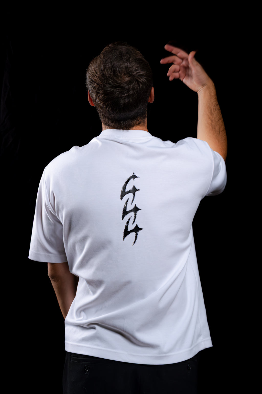 t-shirt à manche courte 444 couleur blanc