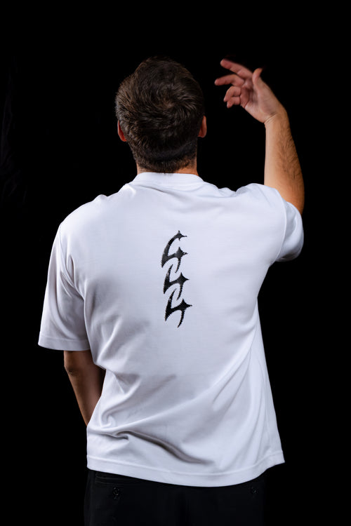 t-shirt à manche courte 444 couleur blanc